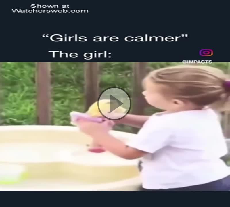 Girls Are Calmer