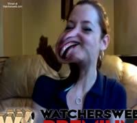 Crazy Girl On Webcam