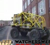 Unimog Vs 4ft Wall