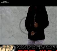 Zeena Out In The Snow