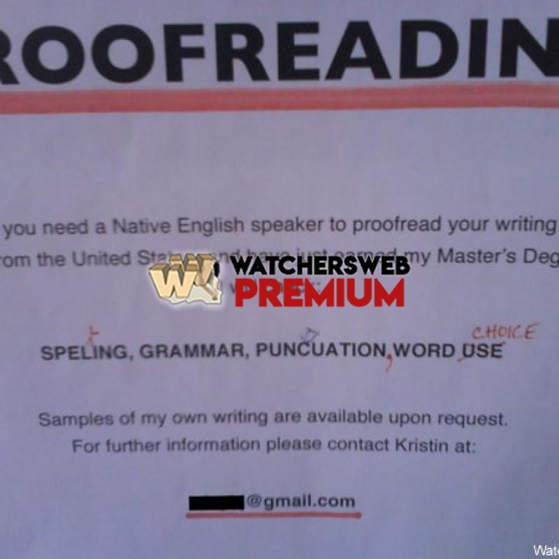 Proofreading - p - Jermaine