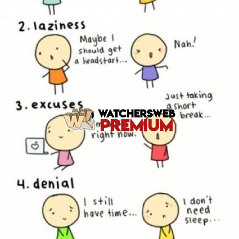 Stages Of Procrastination - c - Jermaine