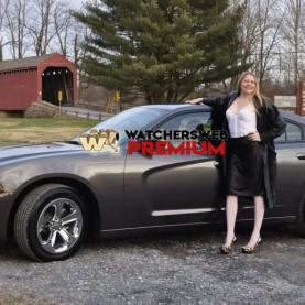 With Her New Car - Maryland, USA