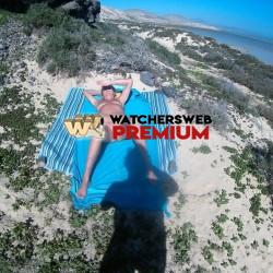 Mature Relaxing On Beach - Fuerteventura, Atlantic