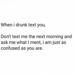 Drunk Text