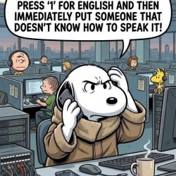 Press 1 For English