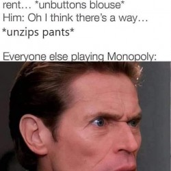 Unzips Pants