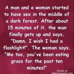 Wish I Had A Flashlight