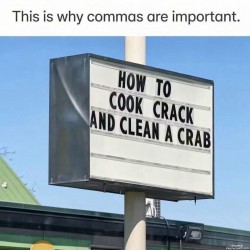 Commas People!