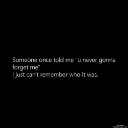 Can’t Remember