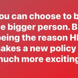 Be The Bigger Person