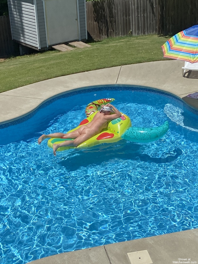 Lounging Around Our Pool #3