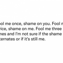 Fool Me Once
