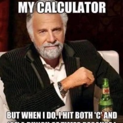 Clearing My Calculator