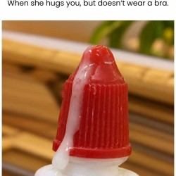 When She Hugs You