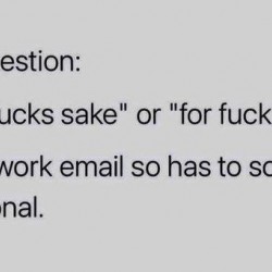 Quick Question
