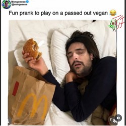 Passed Out Vegan