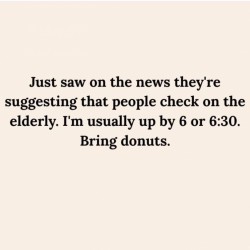 Check On The Elderly